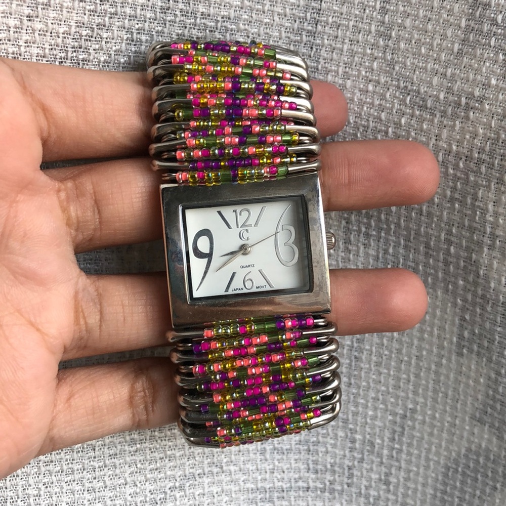 Safety Pin Bead Watch